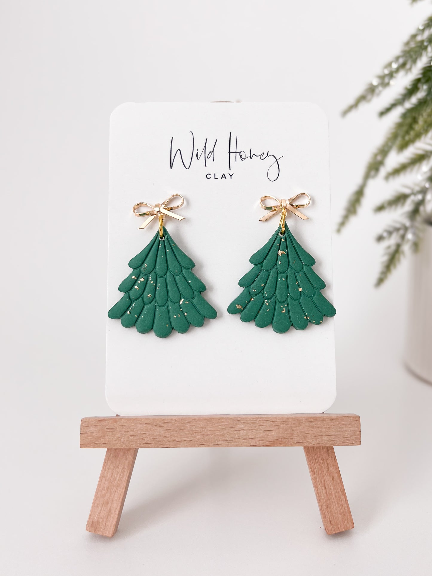 Elegant Christmas Trees in Green