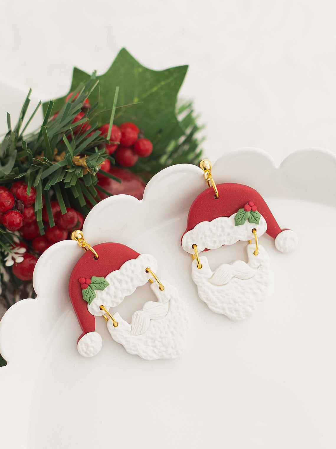 Santa Beard Set Dangles