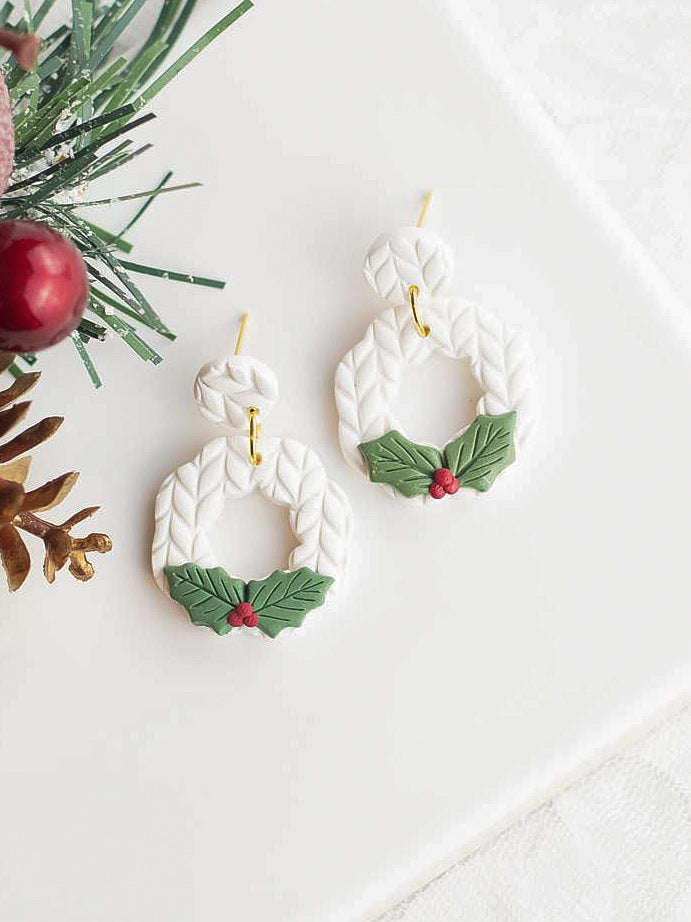 Sweater Holly Berry Wreaths