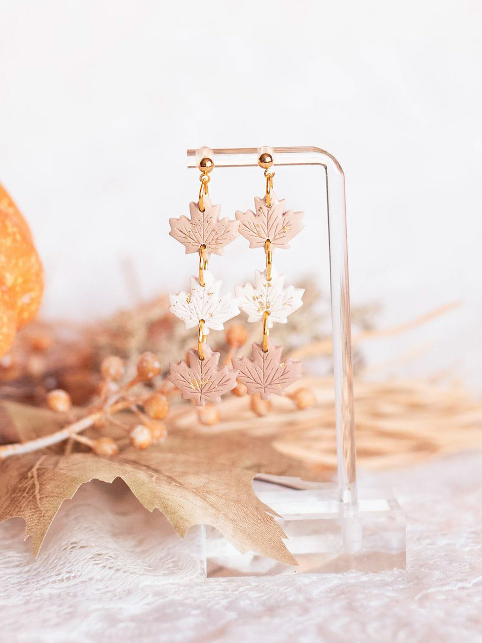 Maple Leaf Trio in Neutral