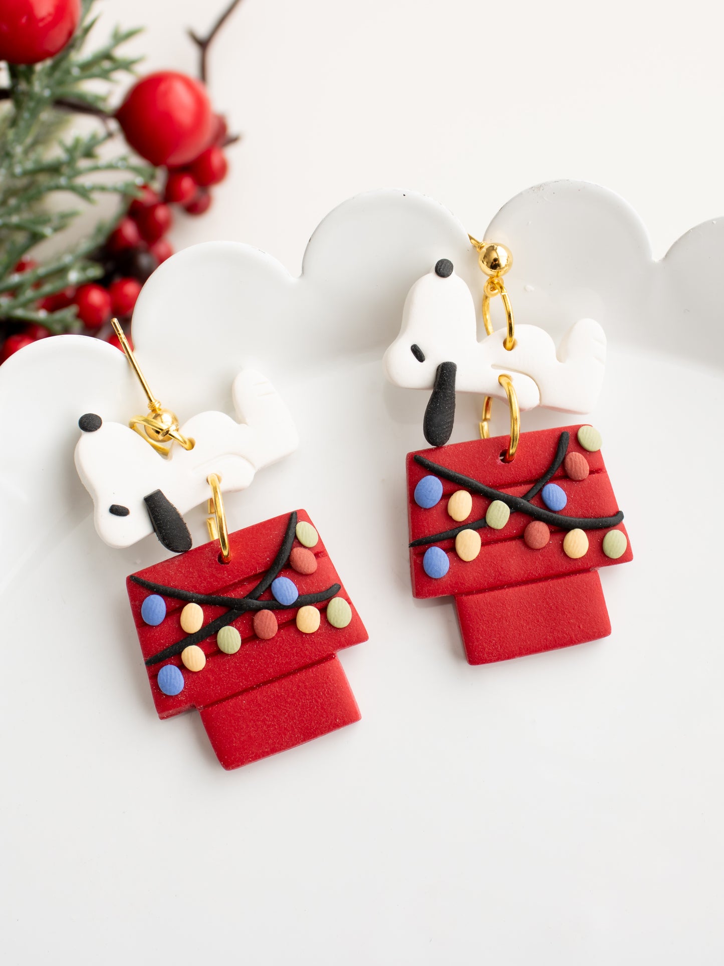 Holiday Snoopy Dangles