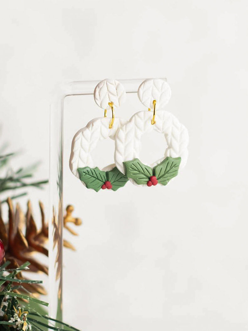 Sweater Holly Berry Wreaths