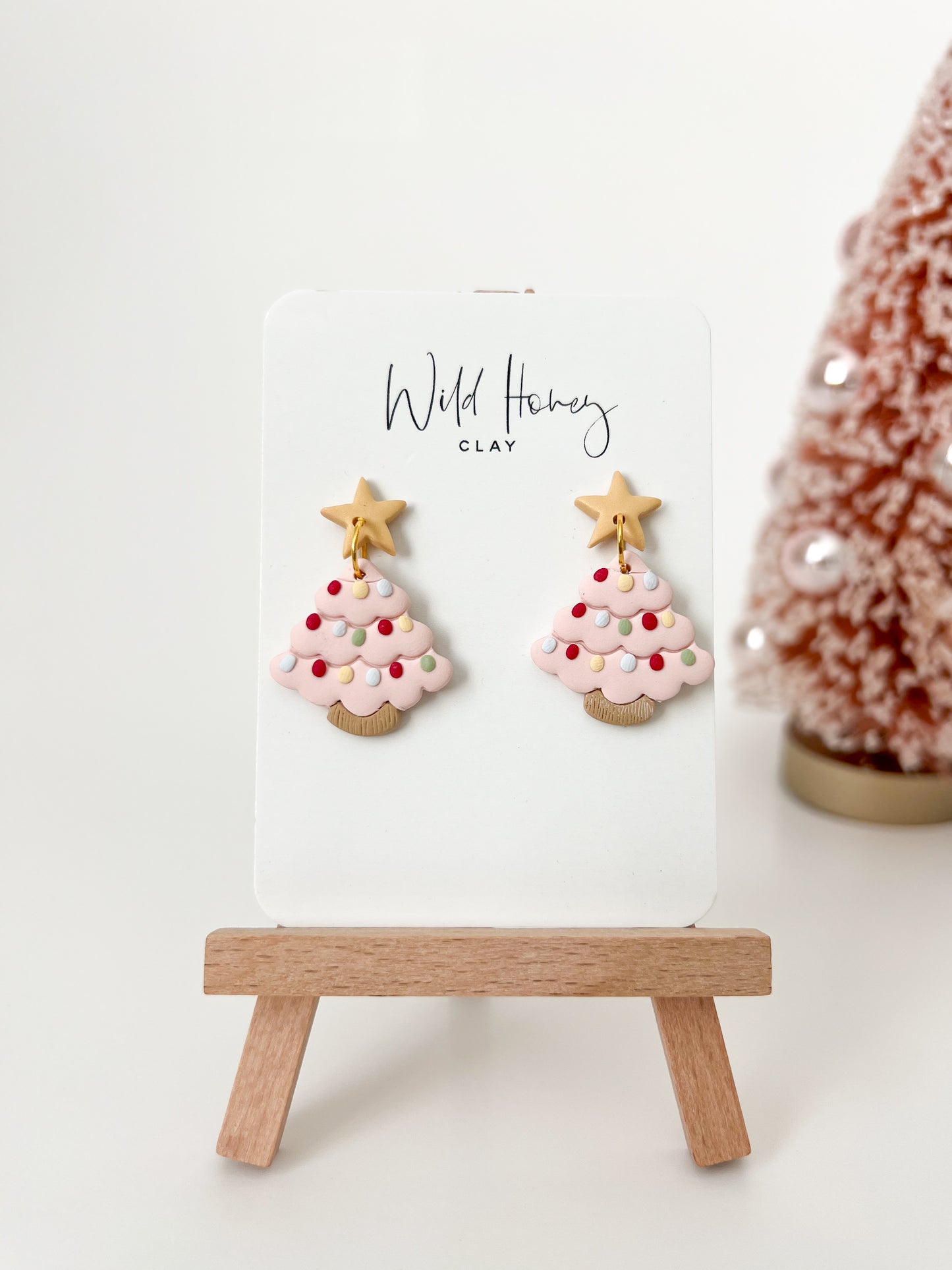 Nostalgic Pink Christmas Tree