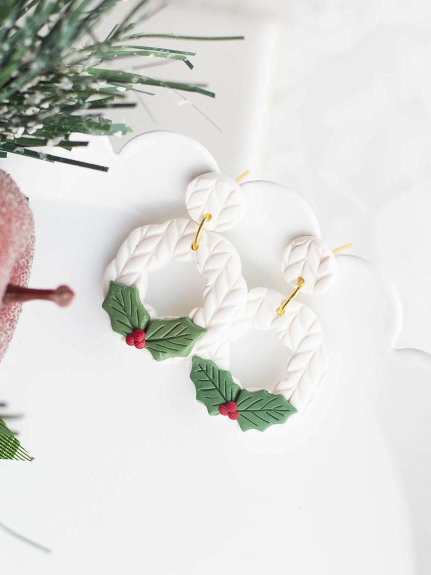 Sweater Holly Berry Wreaths