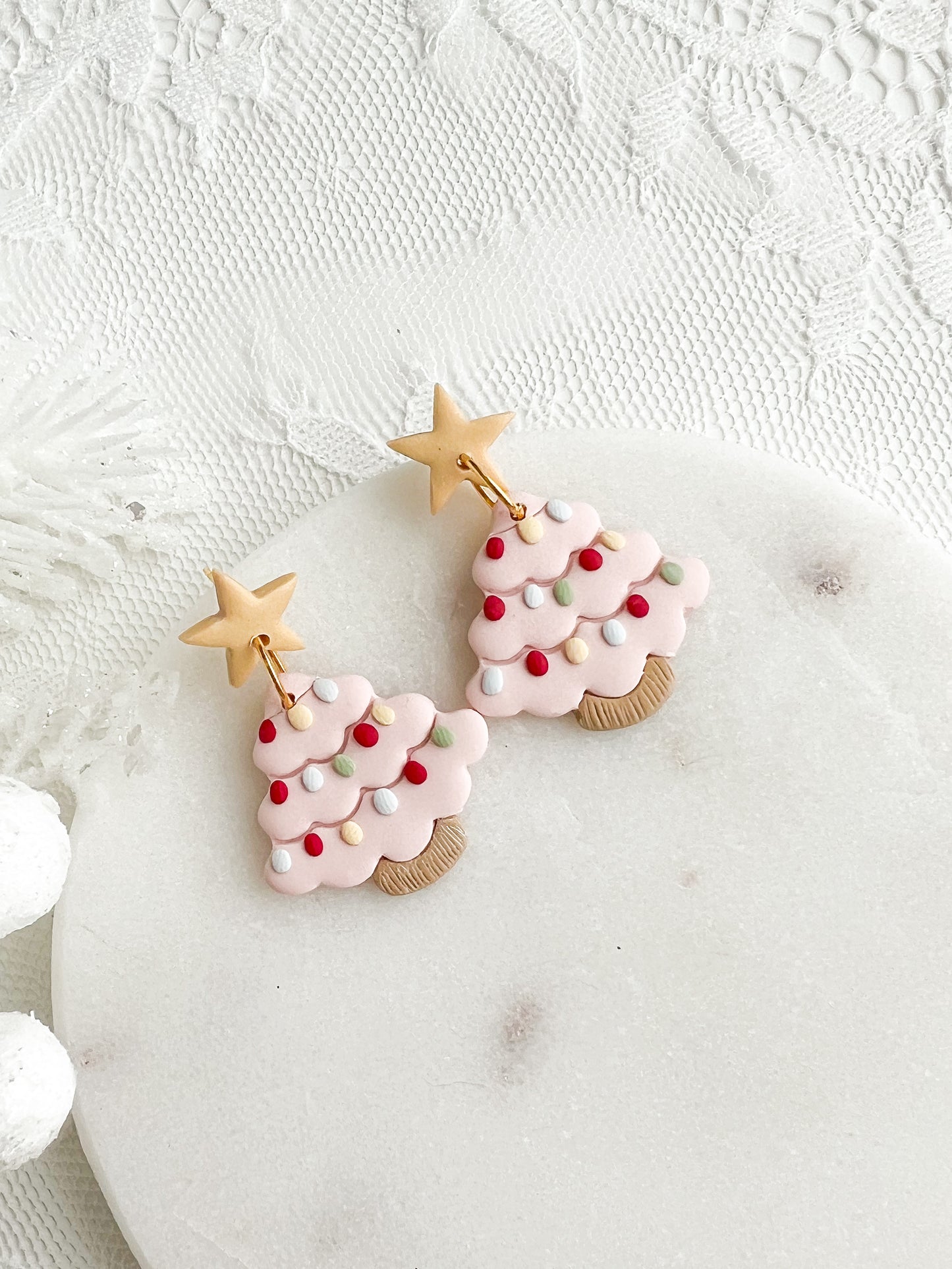 Nostalgic Pink Christmas Tree