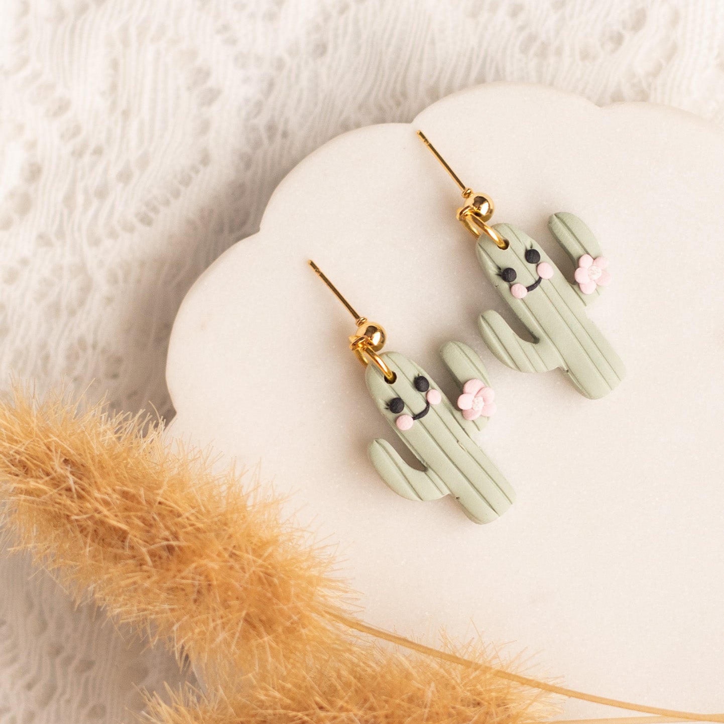 Happy Cactus Dangles