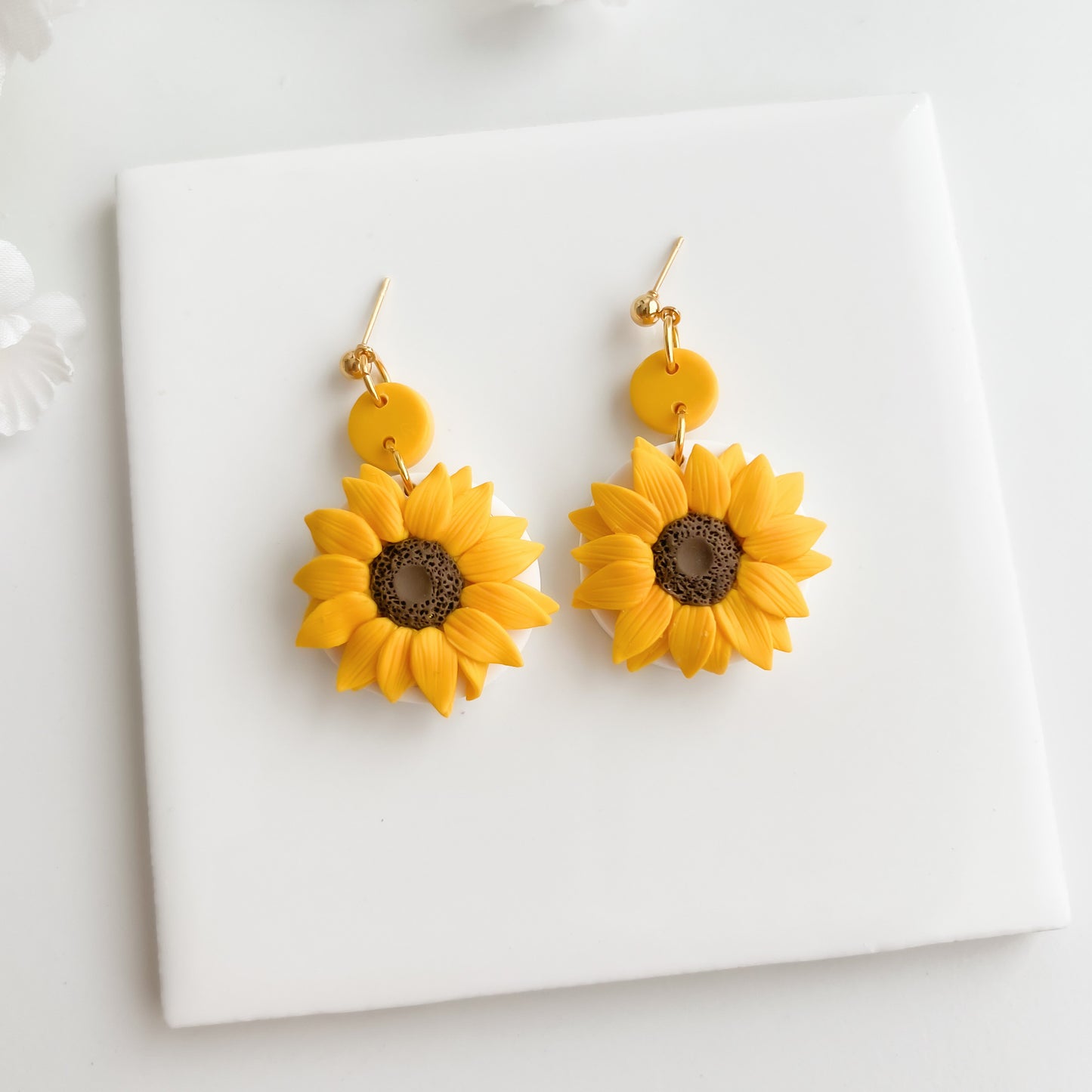 Vibrant Sunflower Dangles