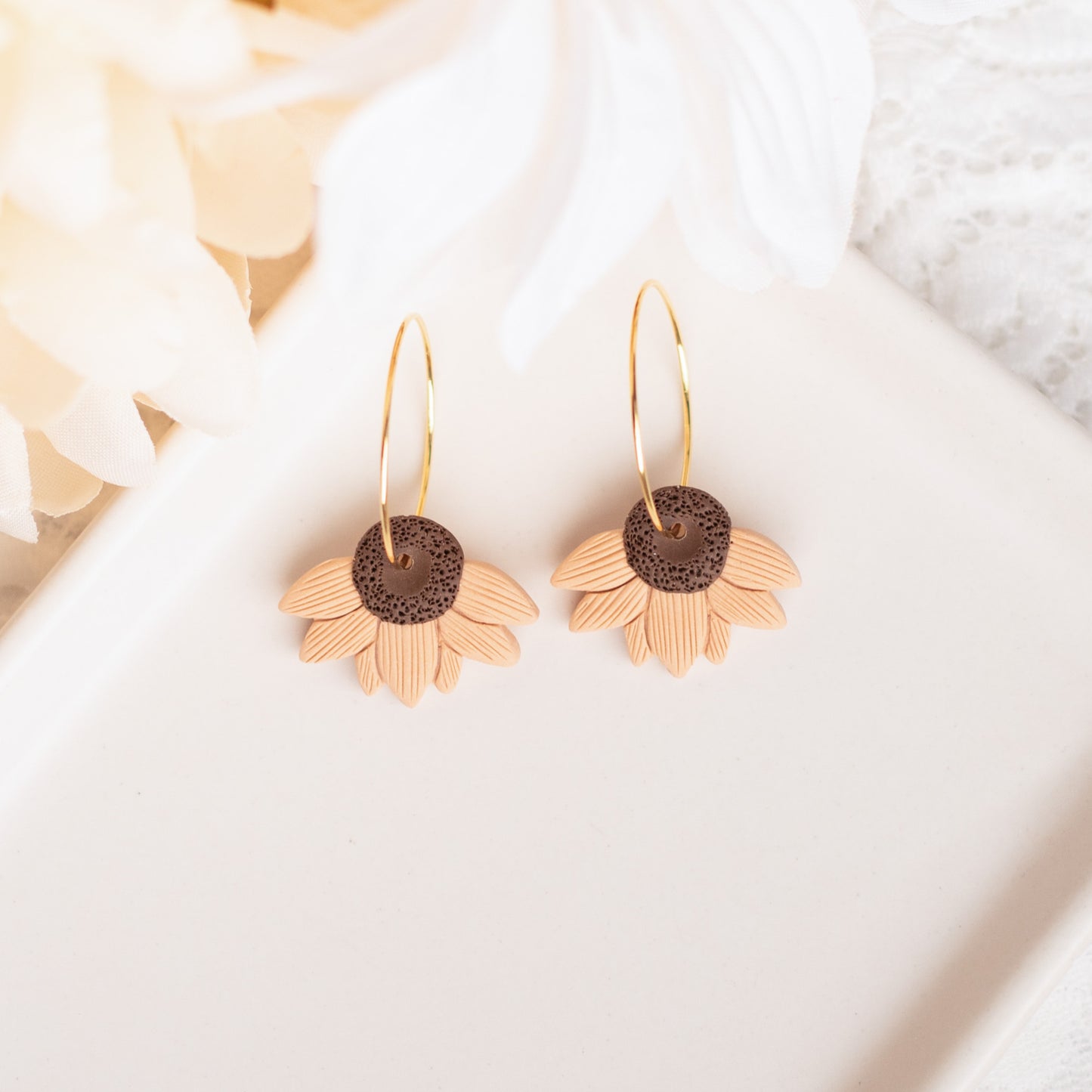 Half Sunflower Hoops