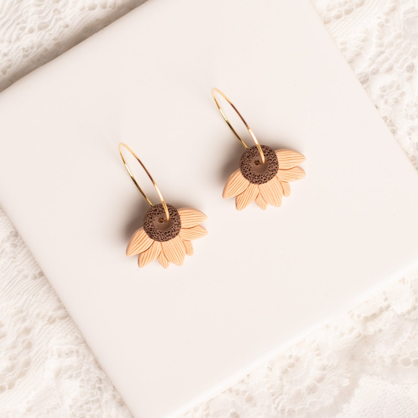 Half Sunflower Hoops