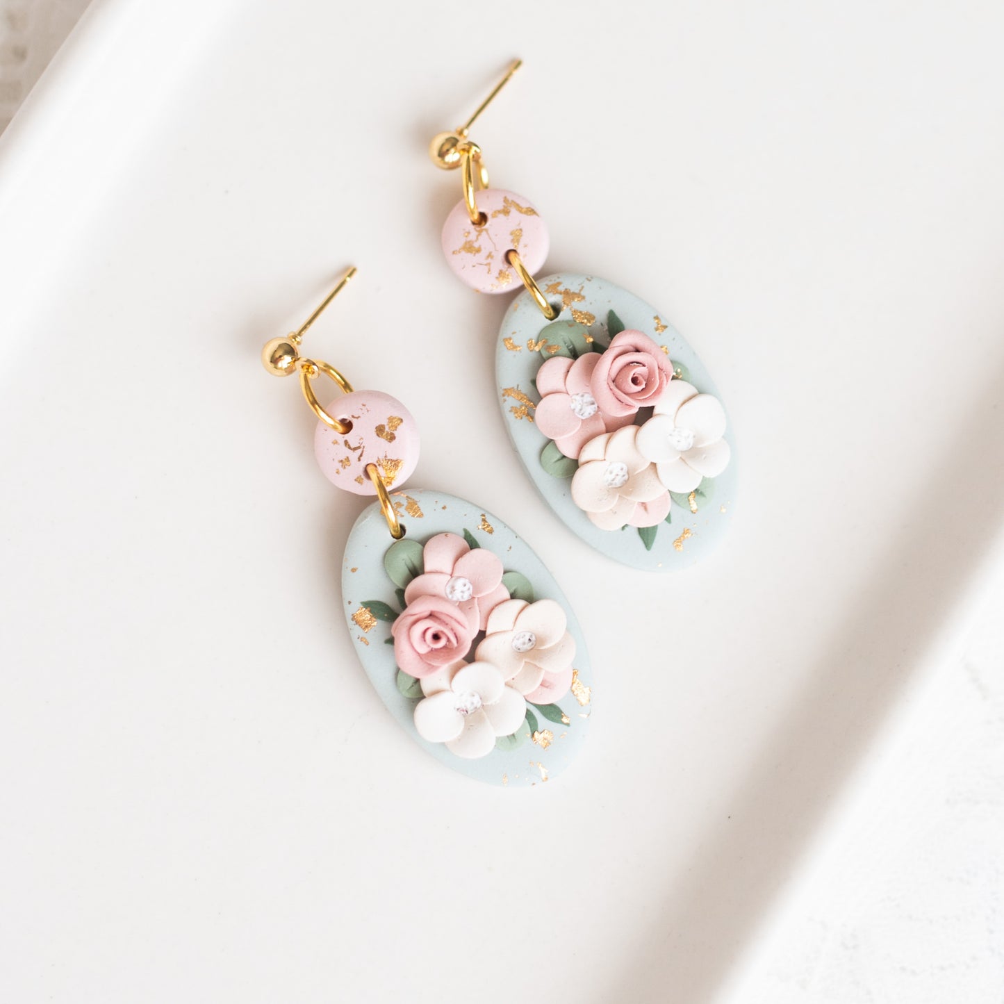 Vintage Floral Dangles