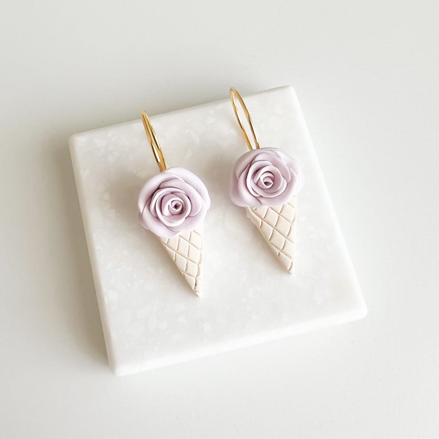 Lavender Ice Cream Hoops