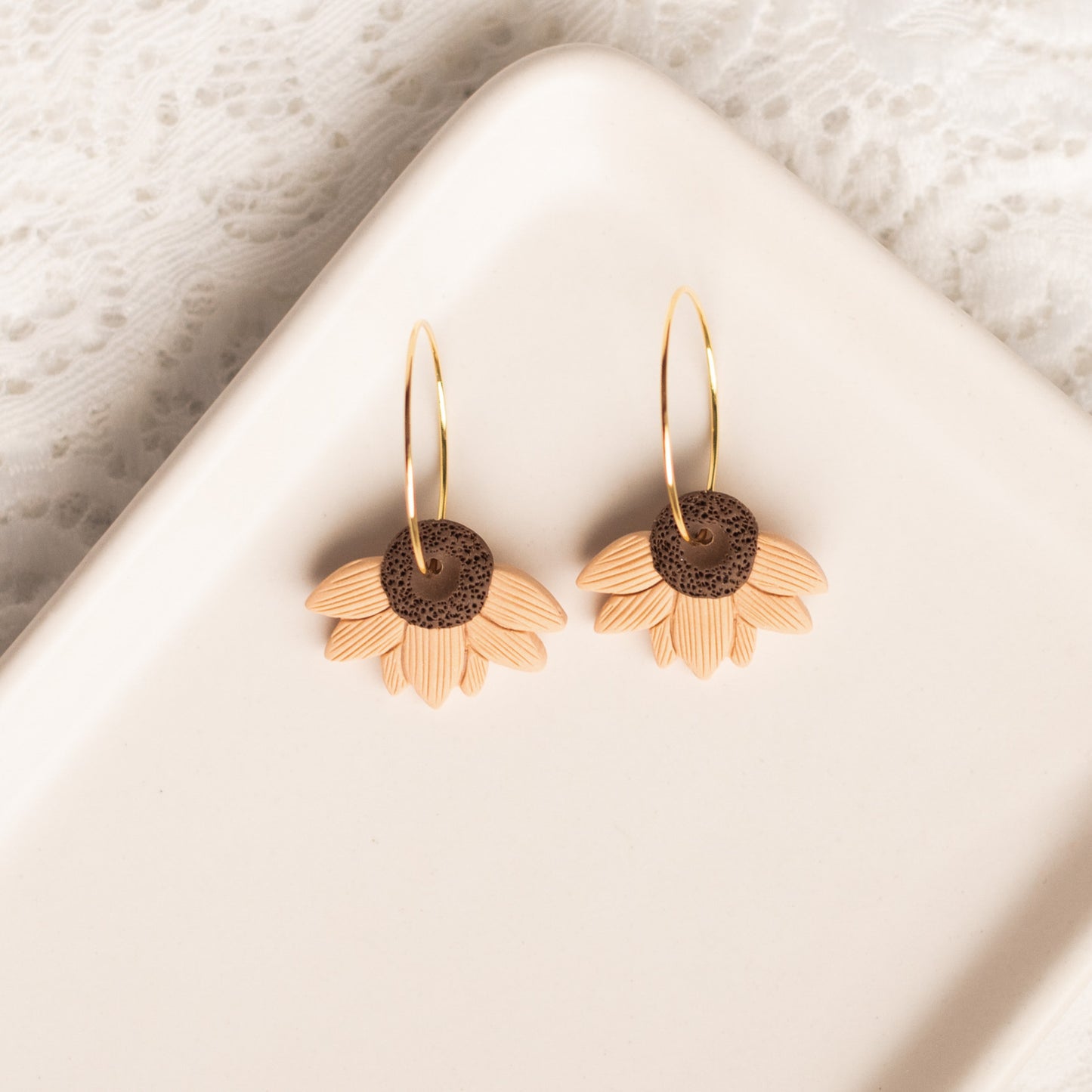 Half Sunflower Hoops