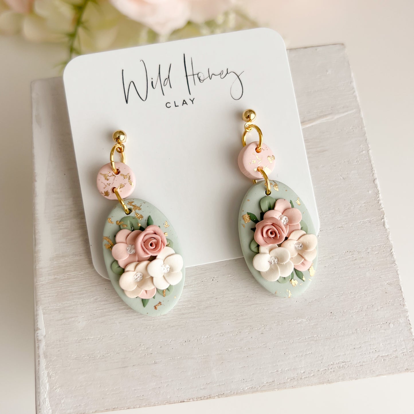 Vintage Floral Dangles