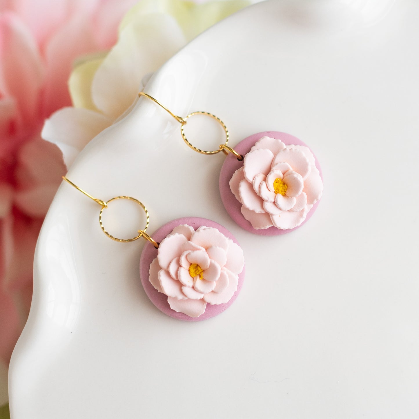 Peony Dangles