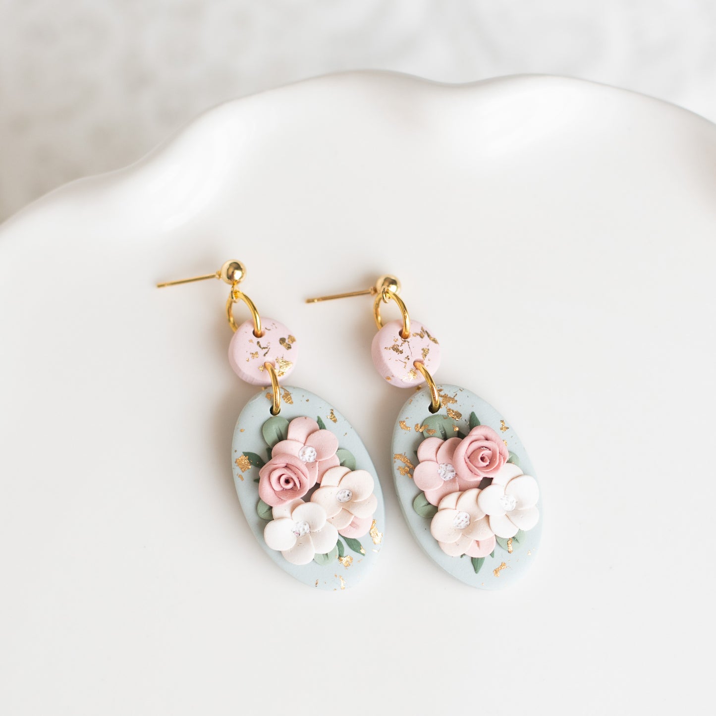 Vintage Floral Dangles