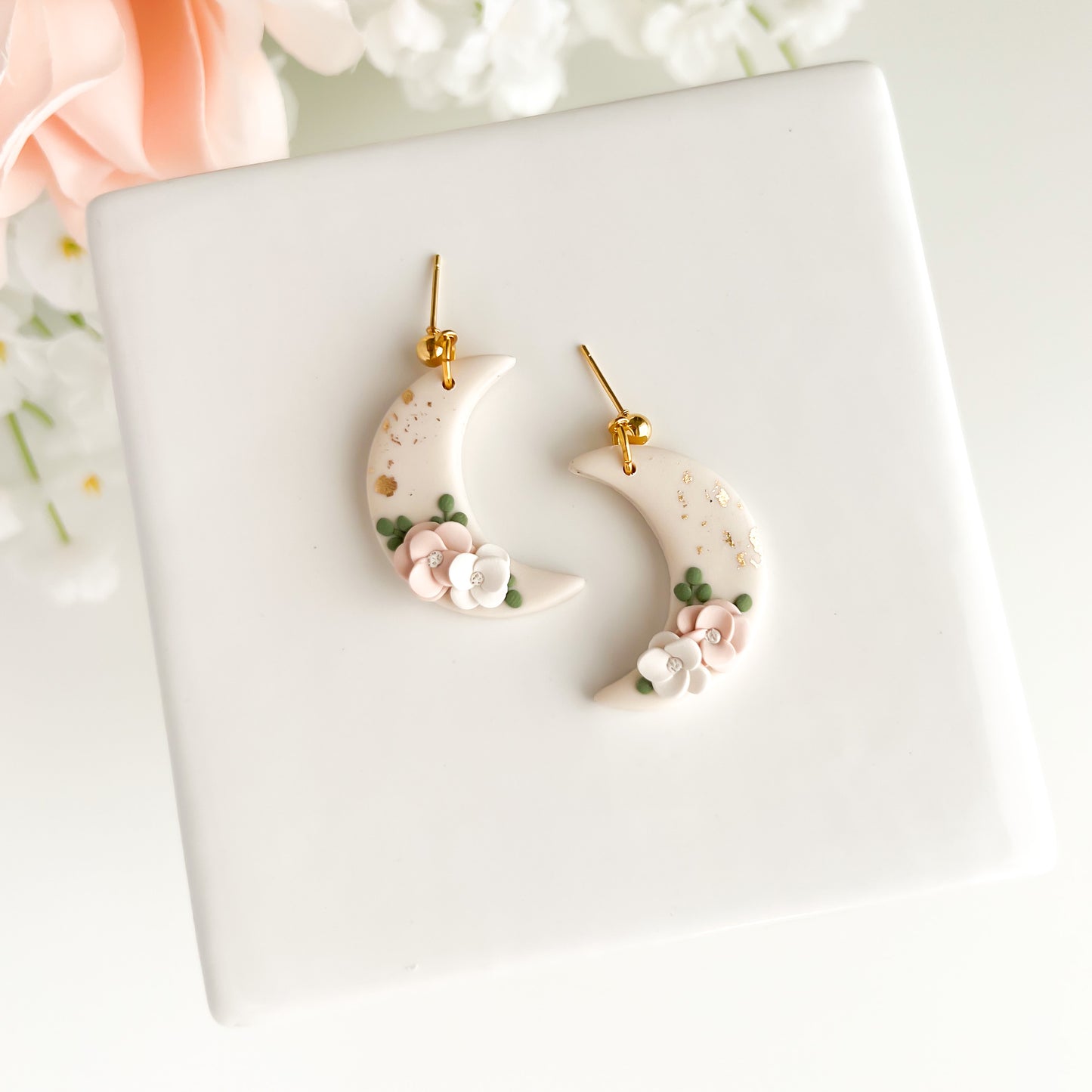 Neutral Floral Moons