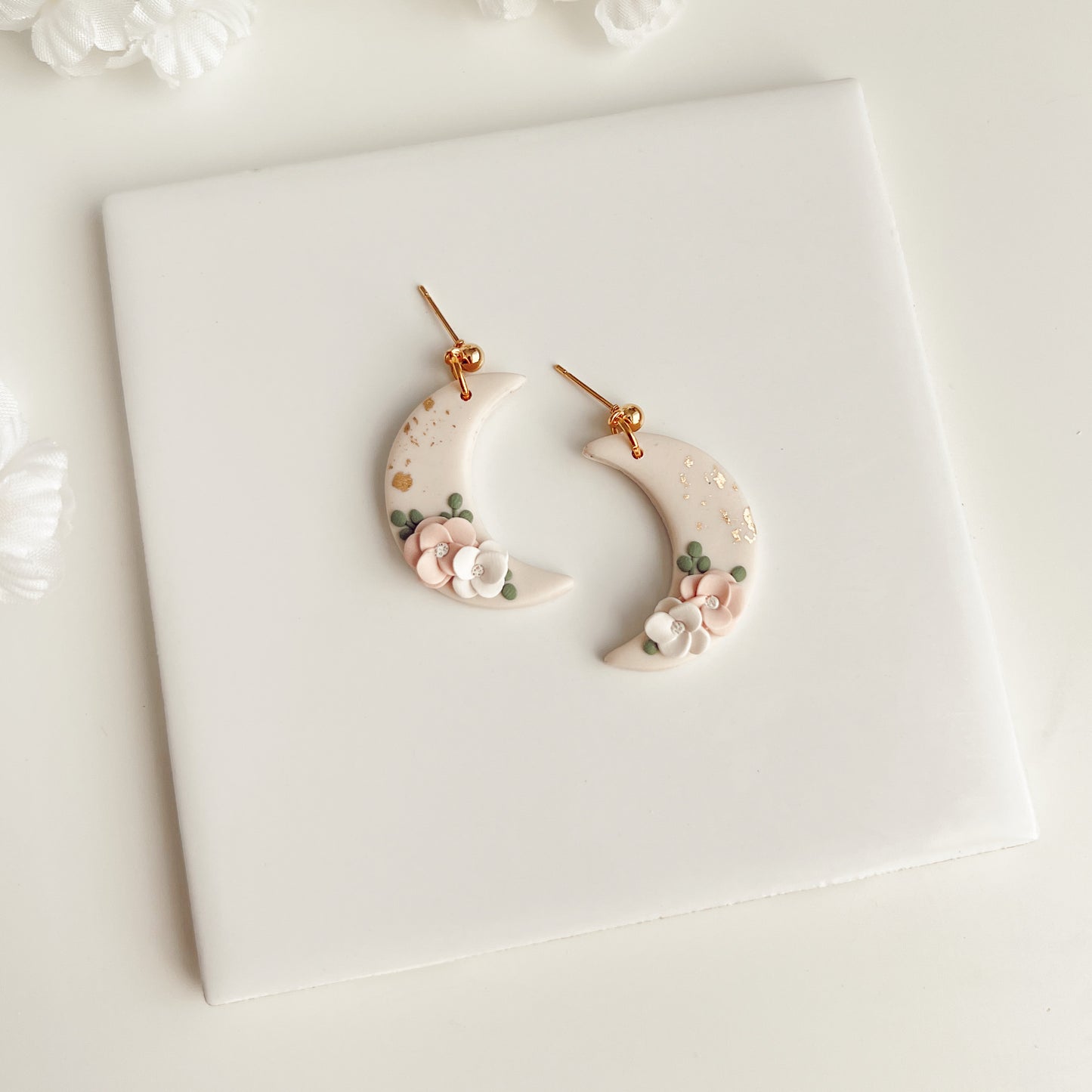 Neutral Floral Moons