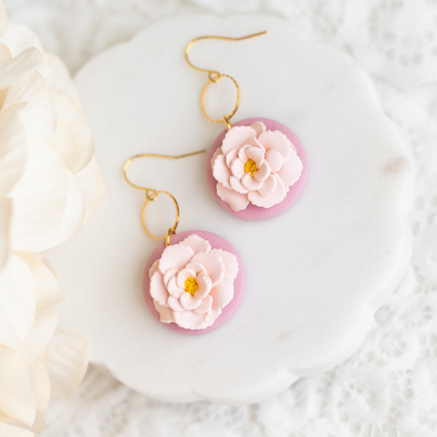 Peony Dangles