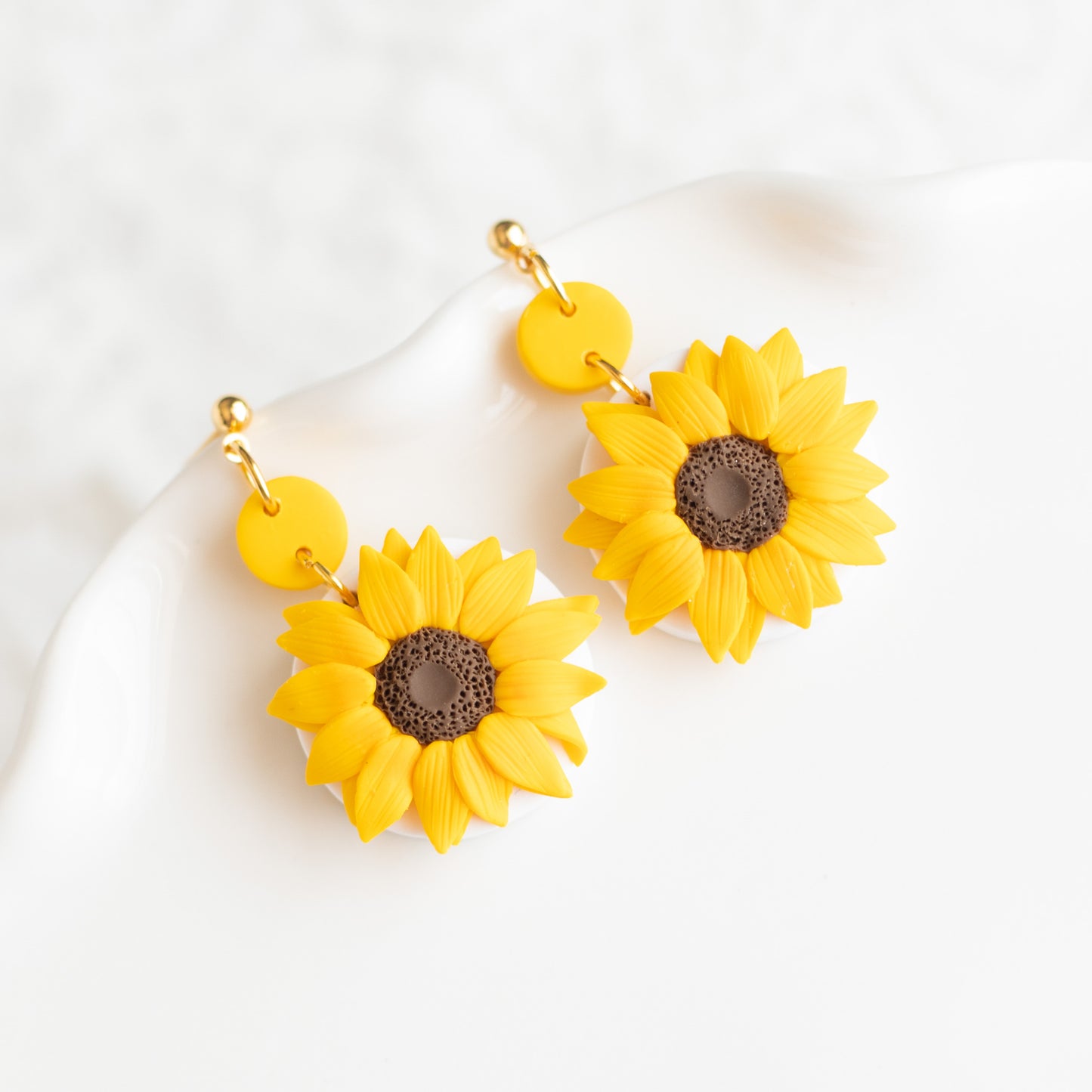 Vibrant Sunflower Dangles