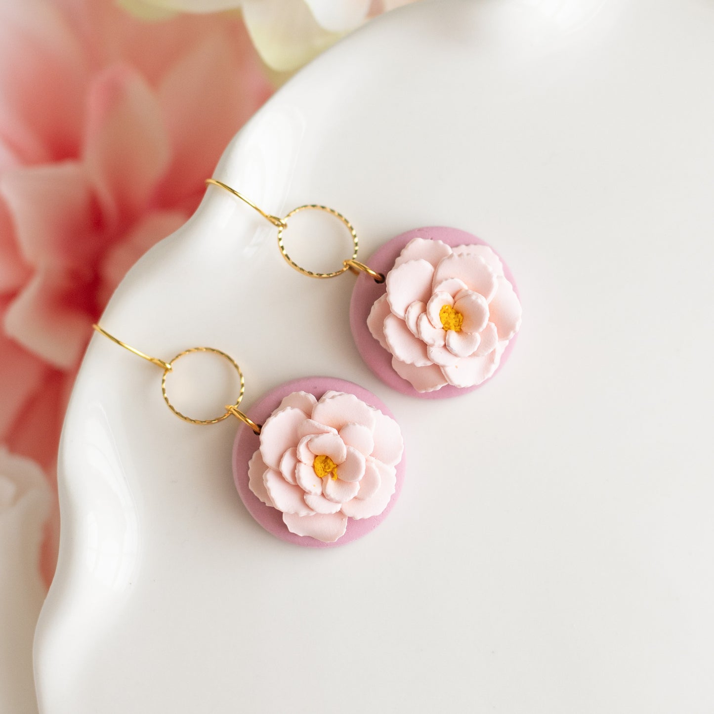 Peony Dangles