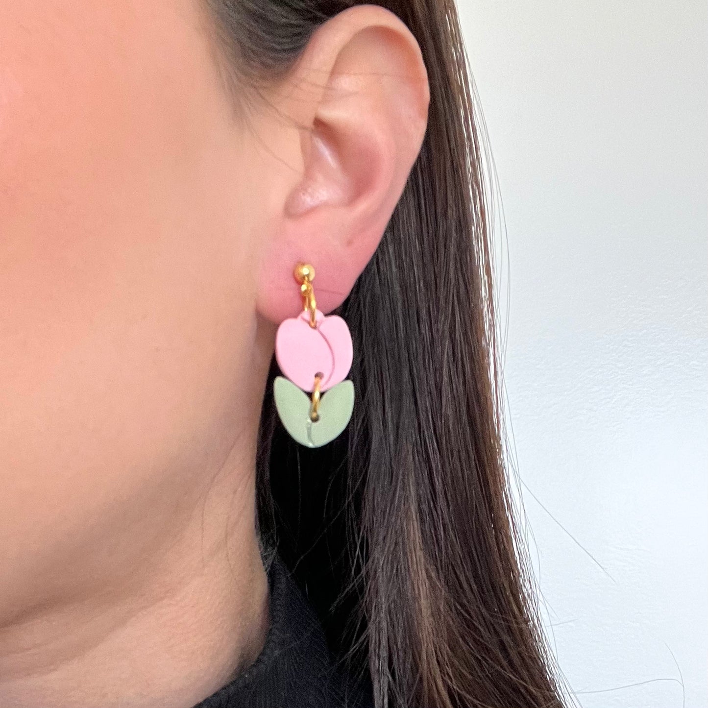 Minimalist Tulip Dangles