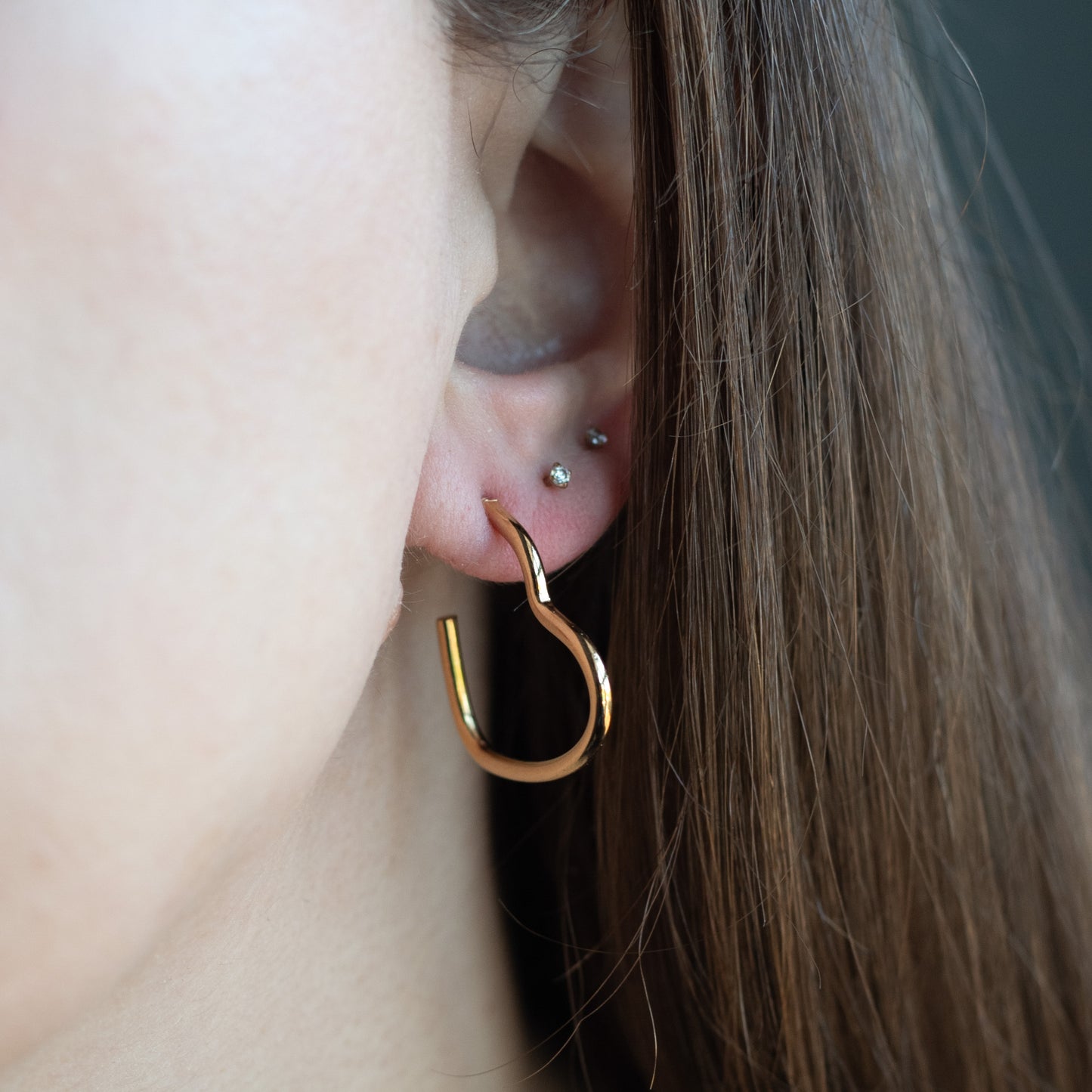 Minimalist Gold Hoops