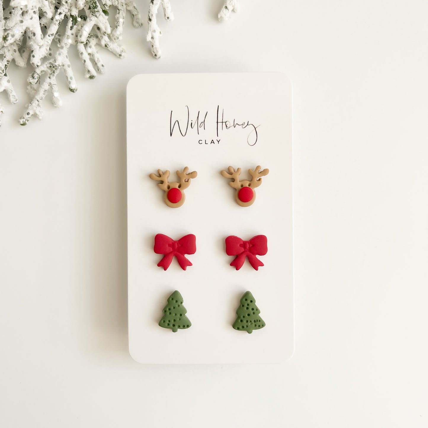 Holly Jolly Christmas Stud Pack