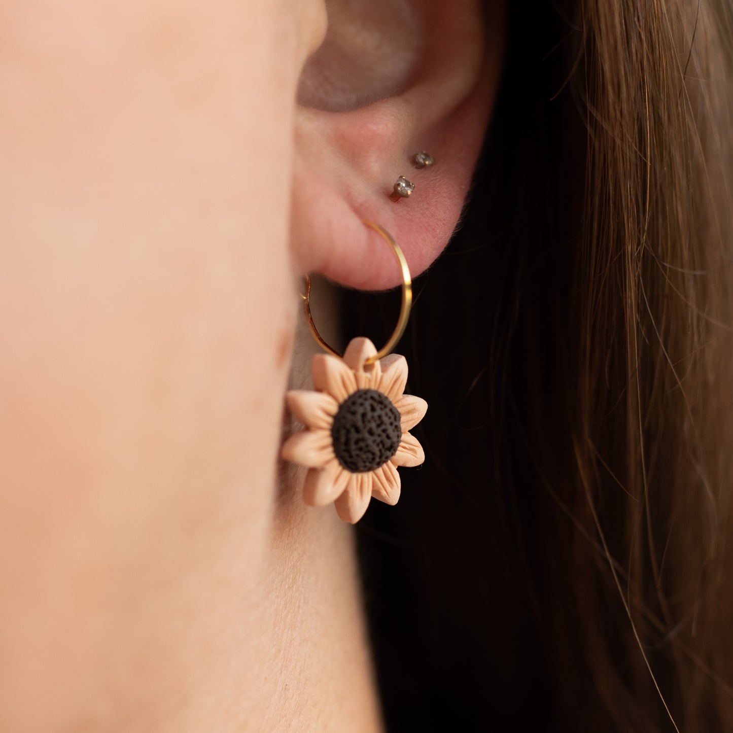 Sunflower Mini Hoops