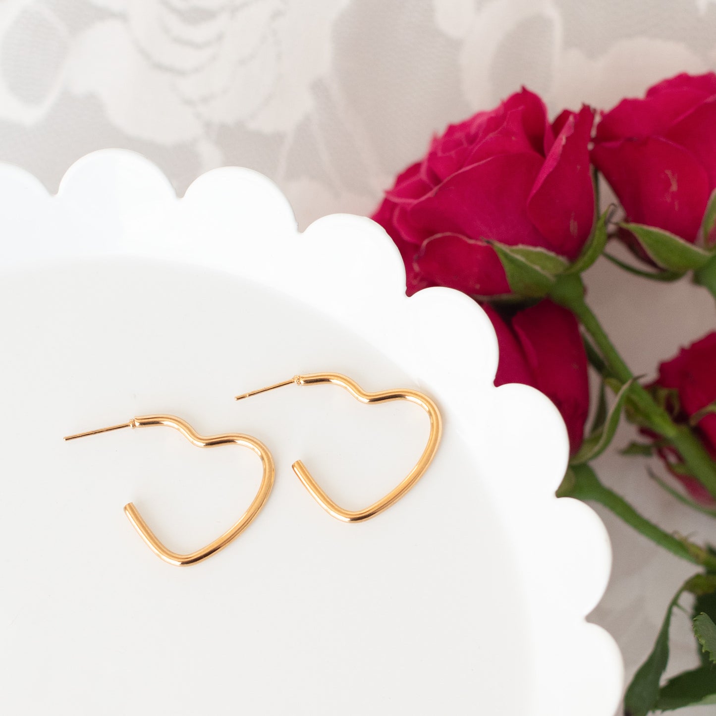 Minimalist Gold Hoops