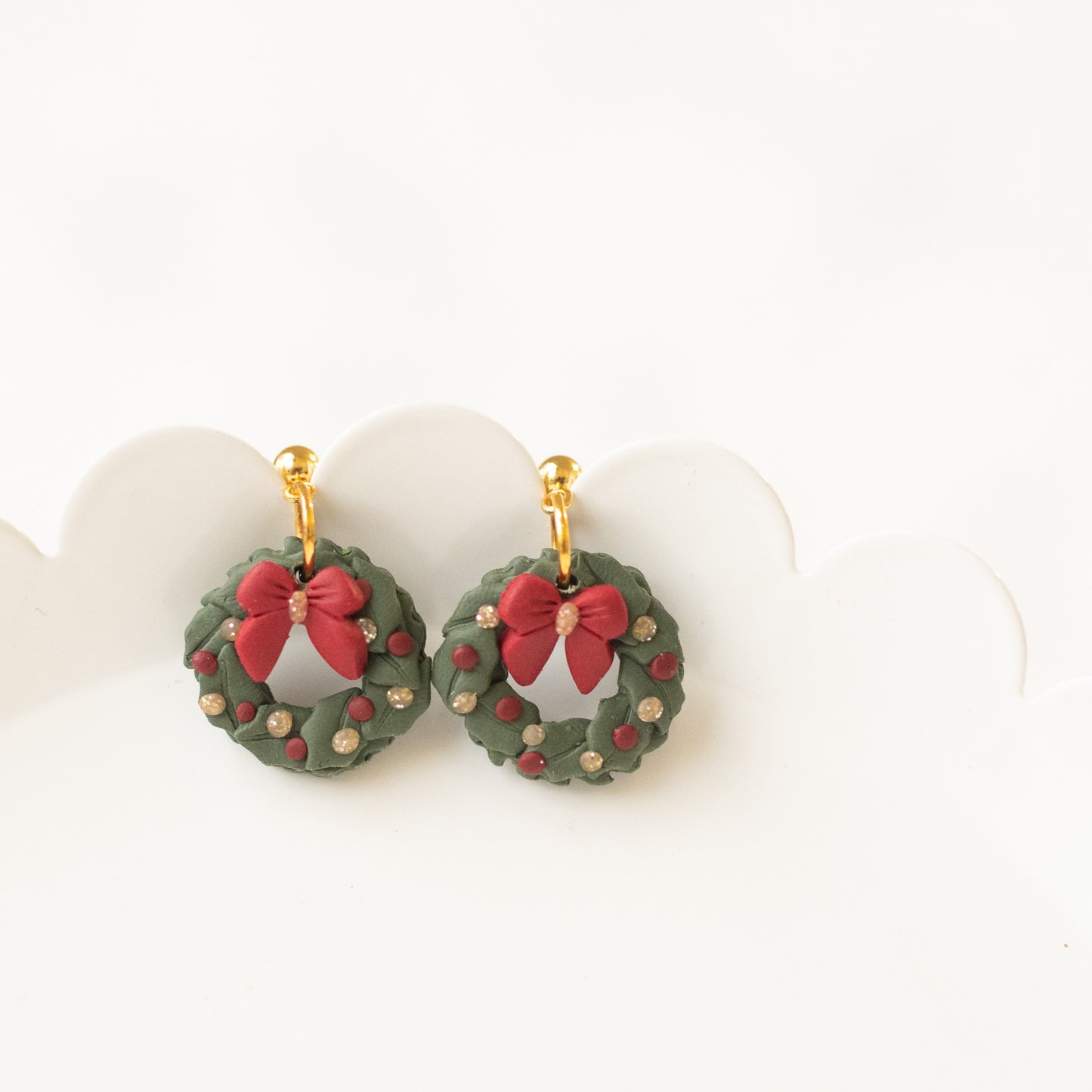 Christmas Wreath Dangles