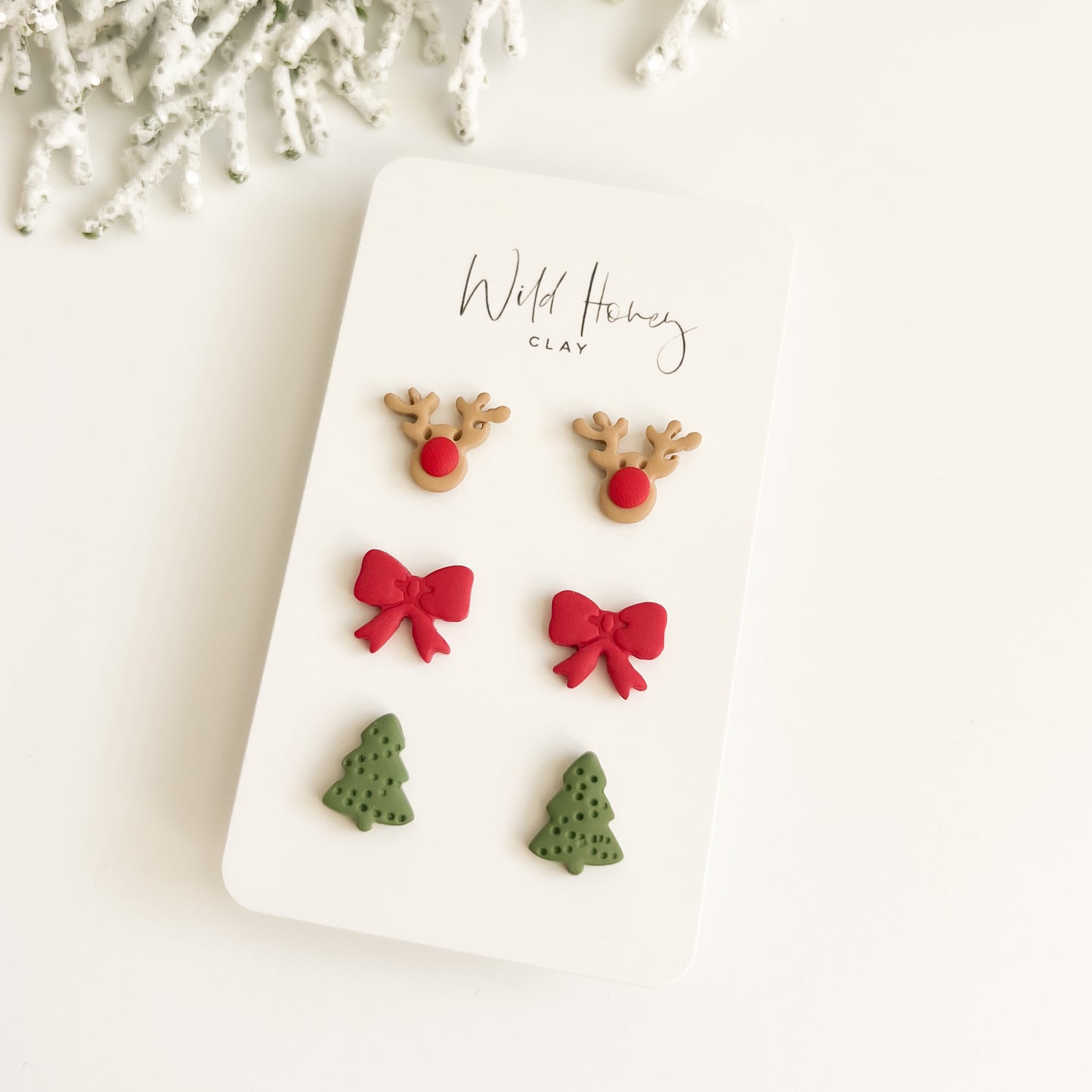 Holly Jolly Christmas Stud Pack