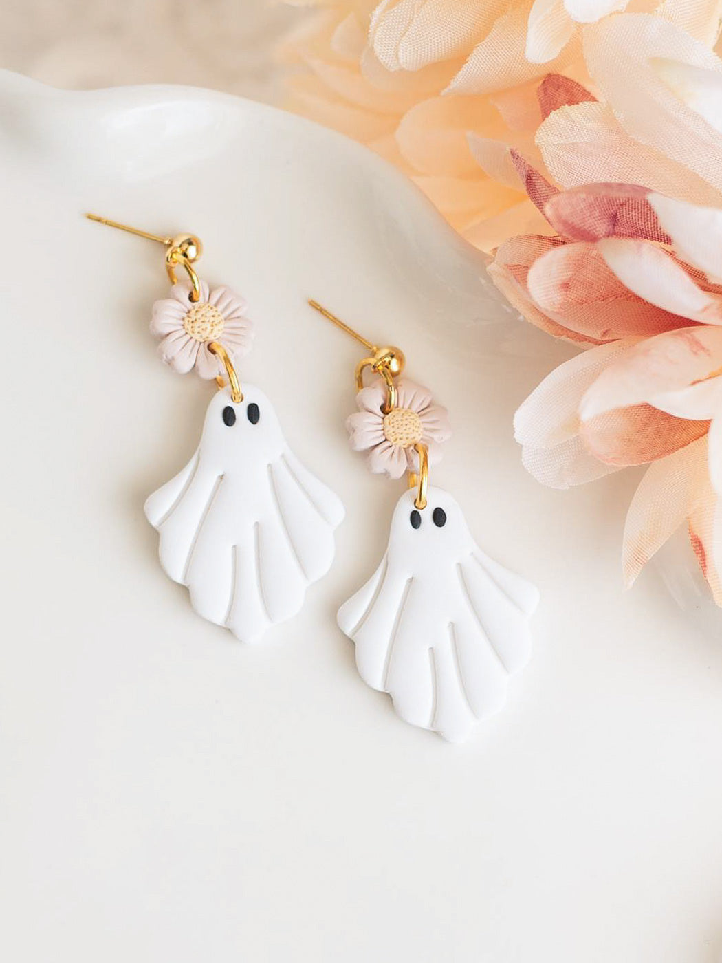 Ghost Floral Dangles No. 2