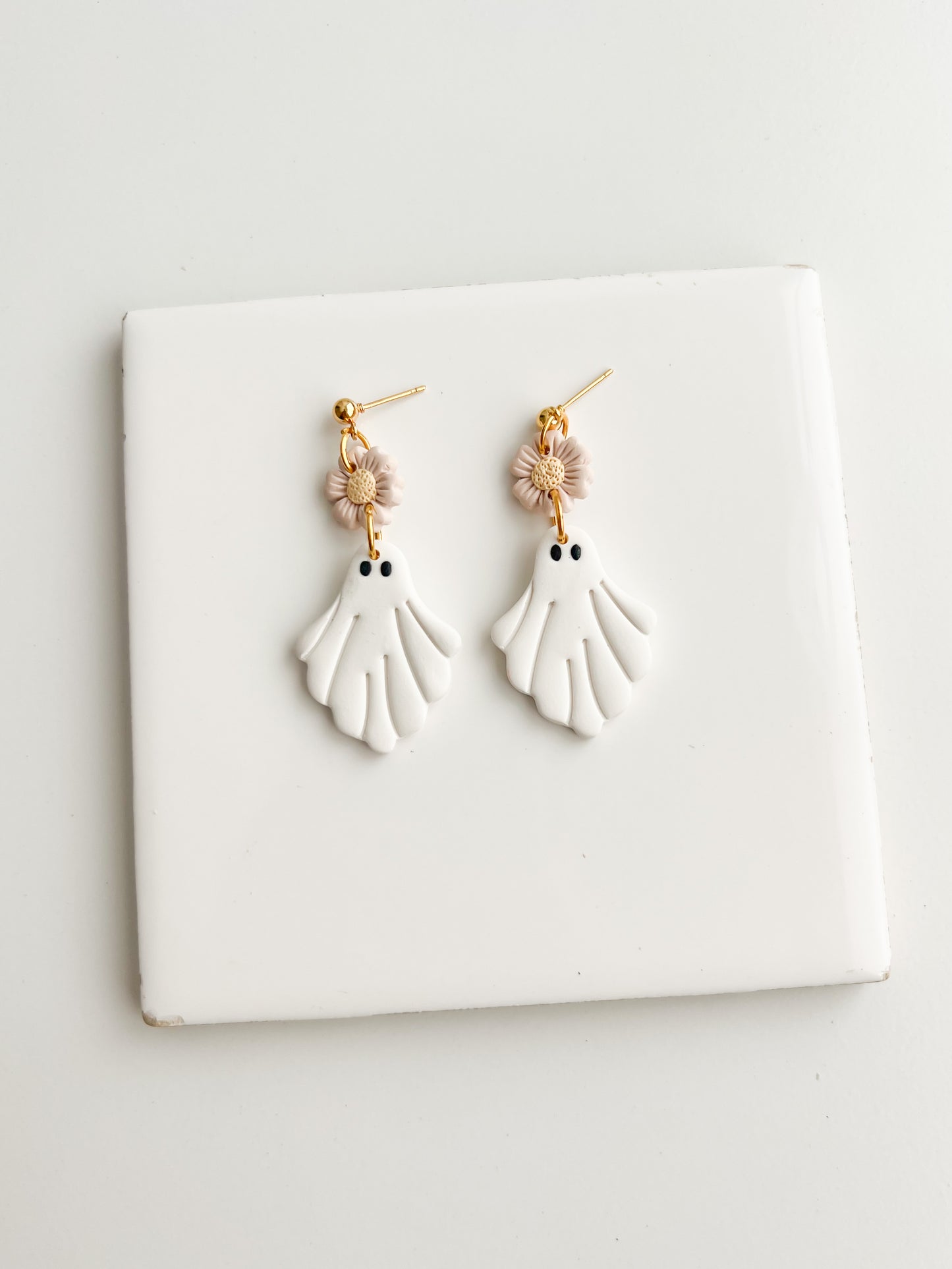 Ghost Floral Dangles No. 2