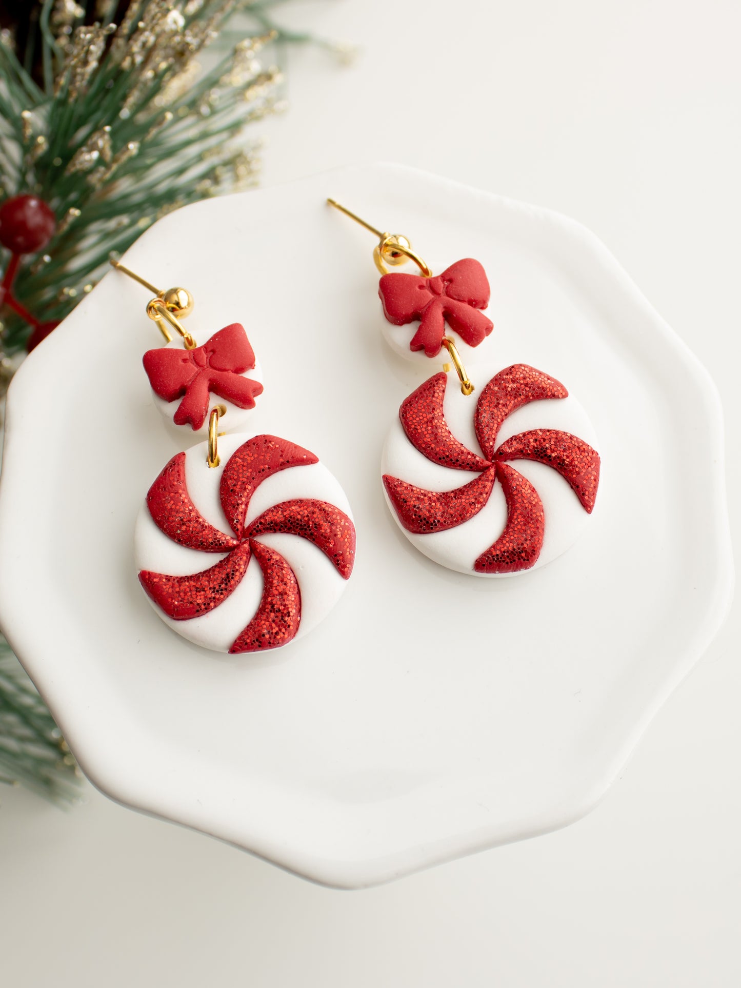 Peppermint Dangles