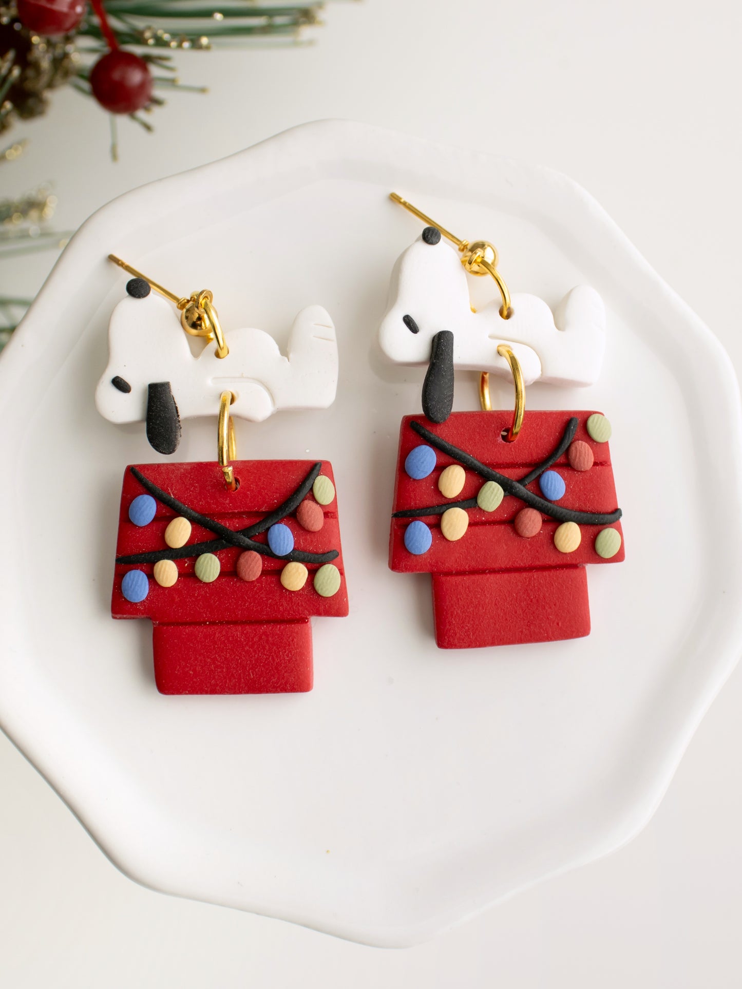 Holiday Snoopy Dangles