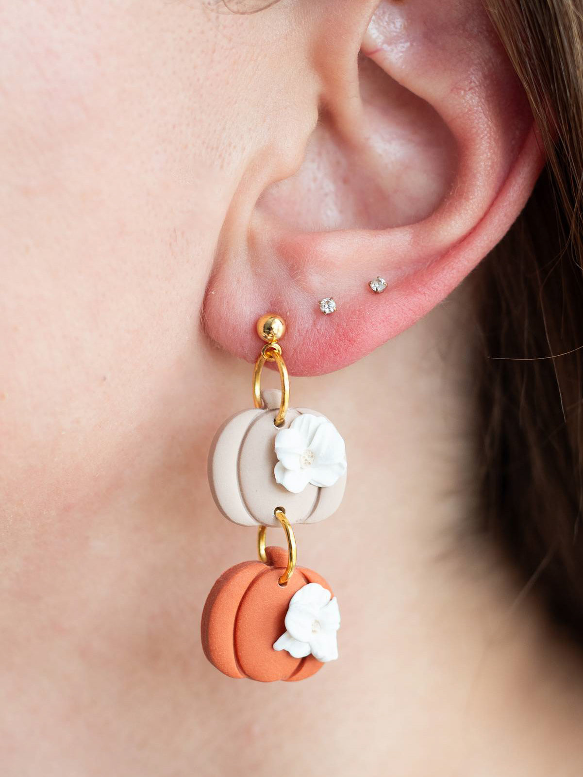 Stacked Pumpkin Florals
